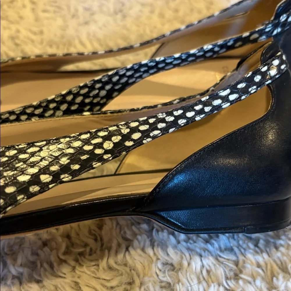 Cole Haan Women's Black and White Patterned Flats - Picture 3 of 5